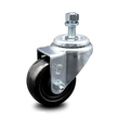 Service Caster 3 Inch Hard Rubber Wheel Swivel ½ Inch Threaded Stem Caster SCC-TS20S314-HRS-121315